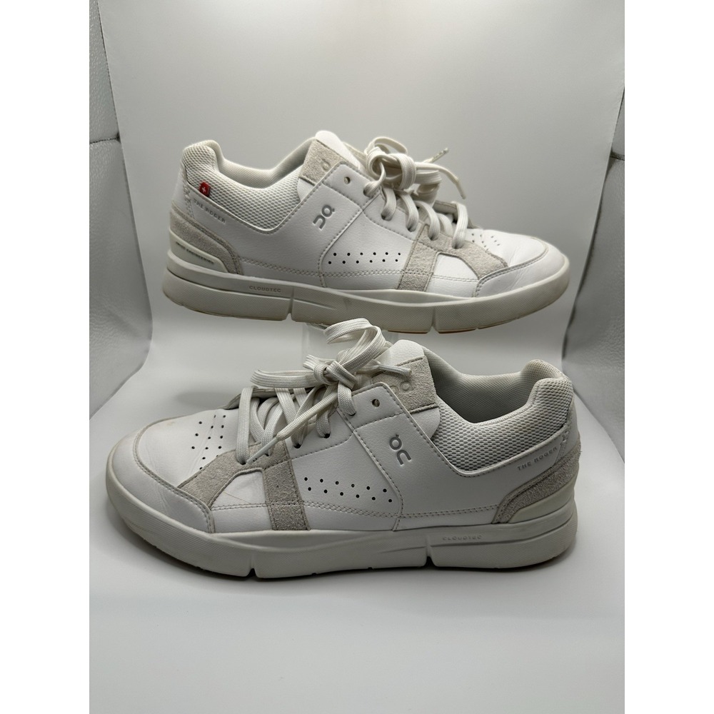 On The Roger Clubhouse White And Grey Women's 10